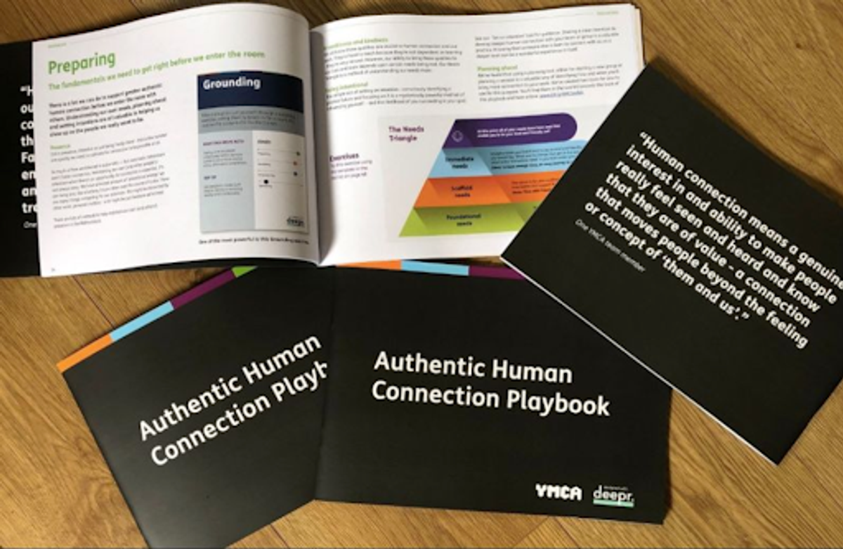 Authentic human connection — illustrated overview